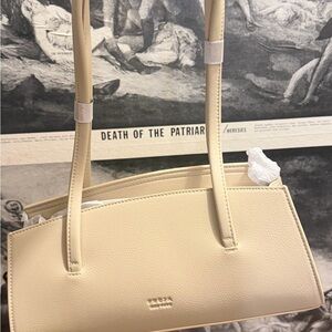Chic Beige Women's Shoulder Bag